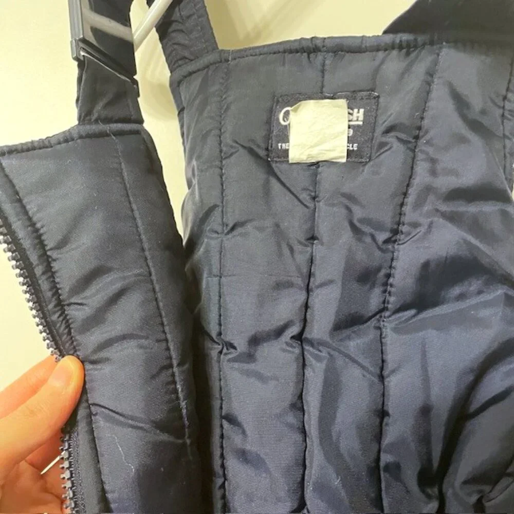 OshKosh B'gosh Unisex Snow Bibs Snowpants Navy Blue Size 3T